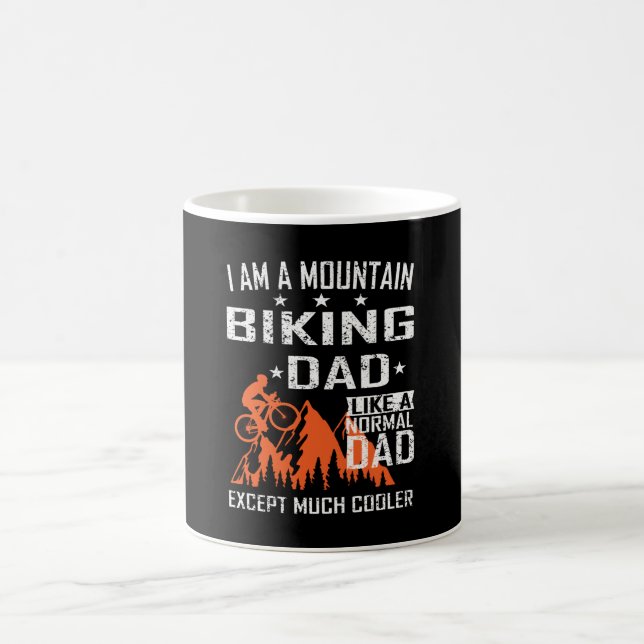 Ich bin ein Mountainbike-Vater-Geschenk Kaffeetasse (Mittel)