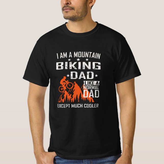 Ich bin ein Mountainbike-Vater-Geschenk T-Shirt (Vorderseite)