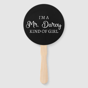 Ich bin ein Mr. Darcy Art Mädchen I Fächer