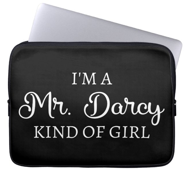 Ich bin ein Mr. Darcy Art Mädchen I Laptopschutzhülle (Vorderseite)