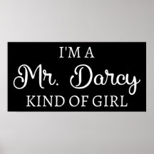 Ich bin ein Mr. Darcy Art Mädchen I