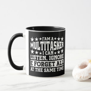 Ich bin ein Multitasker Lustiger Gag Sarkastische  Tasse