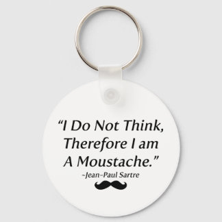 Ich bin ein Mustache Schlüsselanhänger