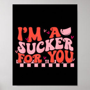 Ich bin ein Narr für dich Frohen Valentinstag Paar Poster