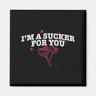 Ich bin ein Narr für dich Lustiges Valentinstag-Zi Magnet