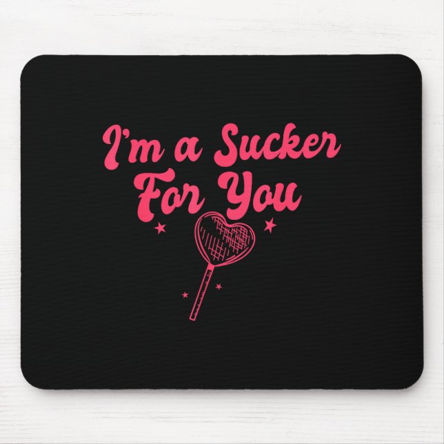 Ich bin ein Narr für dich Romantisches Valentins-P Mousepad (Vorne)