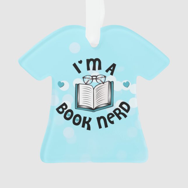 Ich bin ein Nerd aus dem Buch Ornament (Vorderseite)