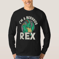 Ich bin ein nervöser Rex-Dinosaurier zukünftiger P