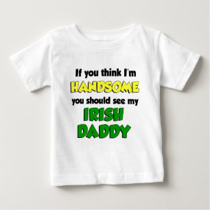 Ich bin ein netter irischer Daddy Baby T-shirt