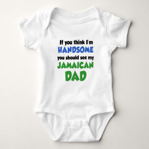Ich bin ein netter jamaikanischer Vater Baby Strampler