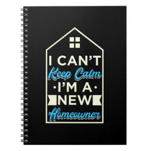 Ich bin ein neuer Hausbesitzer Notizblock
