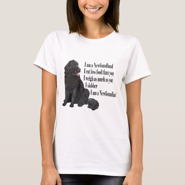 Ich bin ein Neufundland T-Shirt (Vorderseite)
