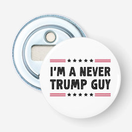 Ich bin ein nie Trump-Typ, der sich gegen Trump en Flaschenöffner
