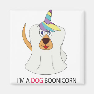 Ich bin ein Niedliches Ghost-Unikorn des Hundes Magnet