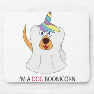 Ich bin ein Niedliches Ghost-Unikorn des Hundes Mousepad