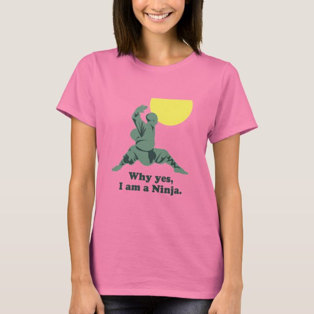 ICH BIN EIN NINJA T-Shirt (Vorderseite)