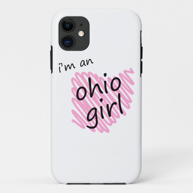 Ich bin ein Ohio-Mädchen Case-Mate iPhone Hülle (Rückseite)