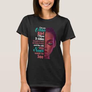 Ich bin ein Oktobermädchen Ich habe 3 Seiten T-Shirt