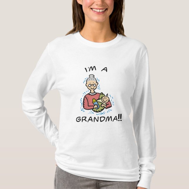 Ich bin ein Oma-Oma und Baby T-Shirt (Vorderseite)