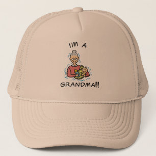 Ich bin ein Oma-Oma und Baby Truckerkappe
