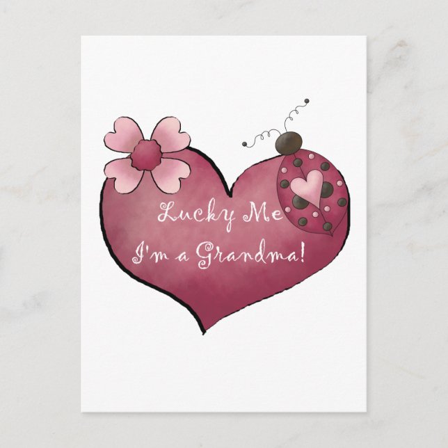 Ich bin ein Oma-Tshirts und Geschenke Postkarte (Vorderseite)