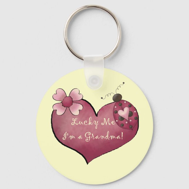 Ich bin ein Oma-Tshirts und Geschenke Schlüsselanhänger (Vorderseite)