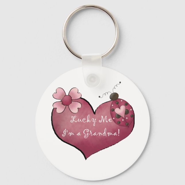 Ich bin ein Oma-Tshirts und Geschenke Schlüsselanhänger (Vorderseite)