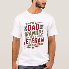 Ich bin ein Opa-Vater und ein Veteran, dem nichts T-Shirt