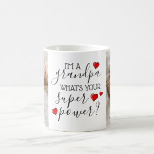 Ich bin ein Opa, was ist deine Superkraft? Tasse