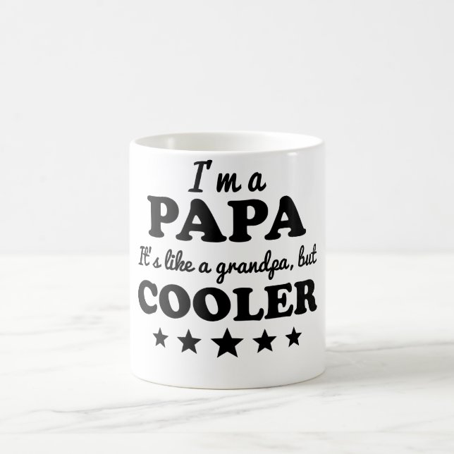 Ich bin ein Papa, den es wie ein Großvater aber Kaffeetasse (Mittel)