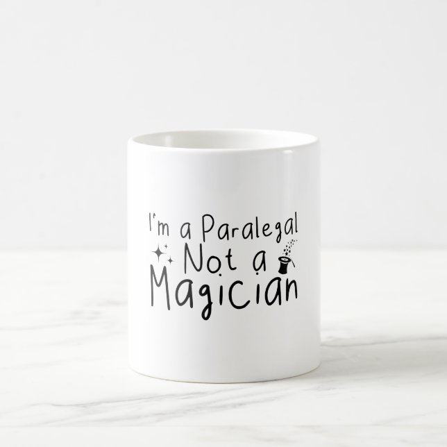 Ich bin ein Paralegal, kein Magier Kaffeetasse (Mittel)