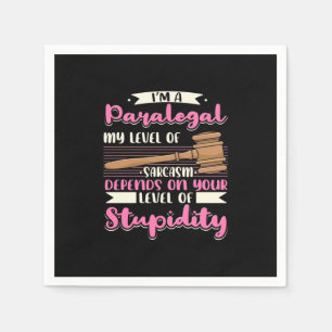 Ich bin ein Paralegal Serviette