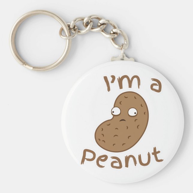 Ich bin ein PEANUT Schlüsselanhänger (Vorne)