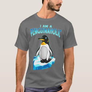Ich bin ein Penguinaholischer Pinguine Niedlich T-Shirt