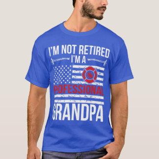 Ich bin ein pensionierter Feuerwehrmann Opa Feuer T-Shirt