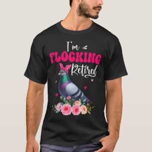 ICH bin ein pensionierter süßer Tauben-Schlips Lus T-Shirt