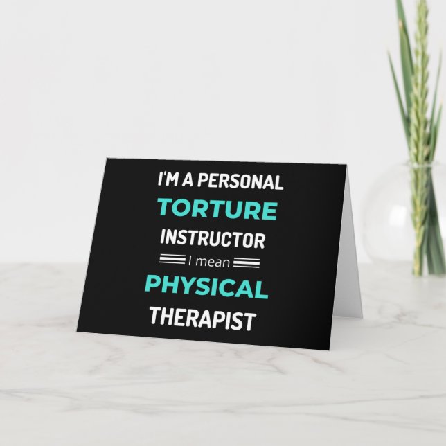Ich bin ein Personal Torture Instructor, ich Gemei Karte (Vorderseite)