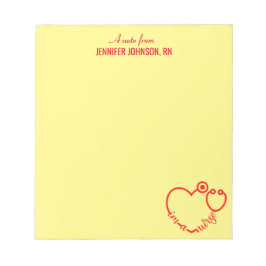 Ich bin ein Personalisierter Name Elegant des Kran Notizblock