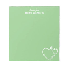 Ich bin ein Personalisierter Name Elegant des Kran Notizblock