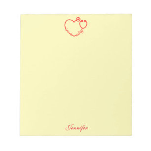 Ich bin ein Personalisierter Name für das Krankenb Notizblock