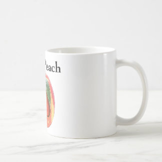 Ich bin ein Pfirsich Kaffeetasse