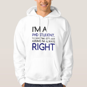 ICH BIN EIN PHD-STUDENT HOODIE