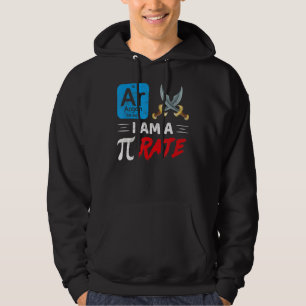 Ich bin ein Pi-Rate Pi-Day Match Hoodie