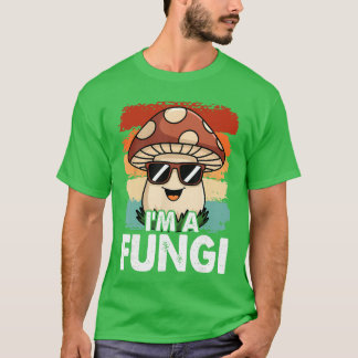 Ich bin ein Pilz Spaß Pilze Spaß Typ Wortspiel Bio T-Shirt