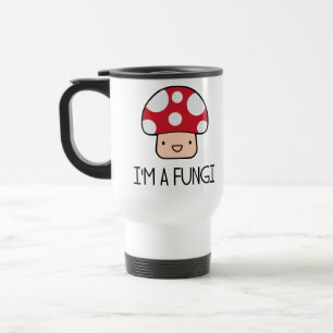 Ich bin ein Pilz-Spaß-Typ-Pilz Reisebecher