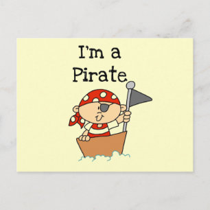 Ich bin ein Pirat T-Shirts und Geschenke Postkarte