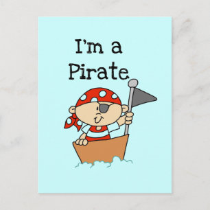 Ich bin ein Pirat T-Shirts und Geschenke Postkarte