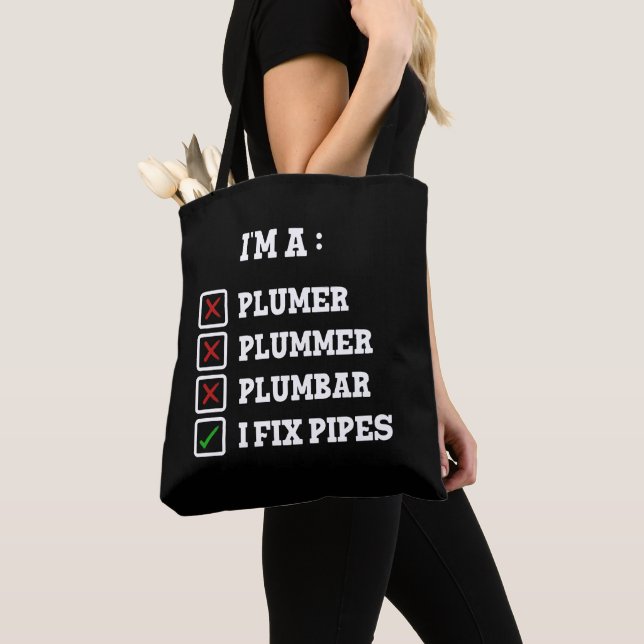 Ich bin ein Plumer Plummer Plumbar Handyman Pipes  (Von Nahem)