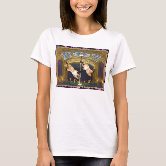 Ich bin ein Pole-Katzen-T - Shirt (Vorderseite)