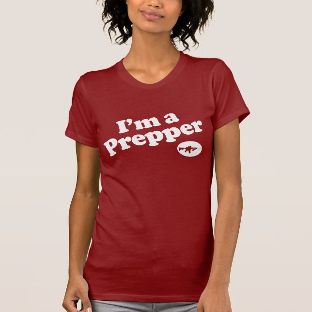 Ich bin ein Prepper T-Shirt (Vorderseite)